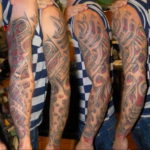 Photo tattoo sleeve biomechanics 30.07.2019 №045 - biomechanics tattoo - tattoovalue.net