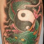 Photo yin yang dragon tattoo 15.07.2019 №007 - yin yang dragon tattoo - tattoovalue.net