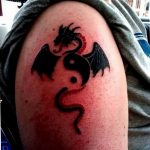 Photo yin yang dragon tattoo 15.07.2019 №011 - yin yang dragon tattoo - tattoovalue.net