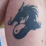 Photo yin yang dragon tattoo 15.07.2019 №025 - yin yang dragon tattoo - tattoovalue.net