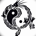 Photo yin yang dragon tattoo 15.07.2019 №017 - yin yang dragon tattoo - tattoovalue.net