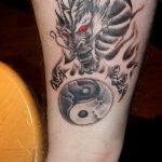 Photo yin yang dragon tattoo 15.07.2019 №028 - yin yang dragon tattoo - tattoovalue.net