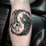 Photo yin yang tattoo 15.07.2019 №001 - picture photo yin yang tattoo - tattoovalue.net