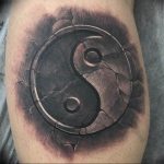 Photo yin yang tattoo 15.07.2019 №047 - picture photo yin yang tattoo - tattoovalue.net