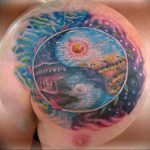 Photo yin yang tattoo 15.07.2019 №062 - picture photo yin yang tattoo - tattoovalue.net