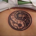 Photo yin yang tattoo 15.07.2019 №074 - picture photo yin yang tattoo - tattoovalue.net