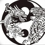 Photo yin yang tiger tattoo 15.07.2019 №003 - yin yang tiger tattoo - tattoovalue.net