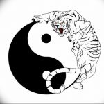 Photo yin yang tiger tattoo 15.07.2019 №004 - yin yang tiger tattoo - tattoovalue.net