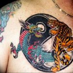 Photo yin yang tiger tattoo 15.07.2019 №014 - yin yang tiger tattoo - tattoovalue.net