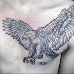 photo Golden Eagle tattoo 12.07.2019 №007 - example of drawing tattoo eagle - tattoovalue.net