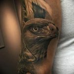 photo Golden Eagle tattoo 12.07.2019 №050 - example of drawing tattoo eagle - tattoovalue.net