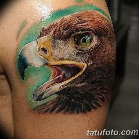 Meaning of a Golden Eagle tattoo: sense, features, tattoo photos ...