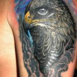 photo Golden Eagle tattoo 12.07.2019 №071 - example of drawing tattoo eagle - tattoovalue.net