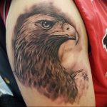 photo Golden Eagle tattoo 12.07.2019 №013 - example of drawing tattoo eagle - tattoovalue.net