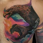 photo Golden Eagle tattoo 12.07.2019 №020 - example of drawing tattoo eagle - tattoovalue.net