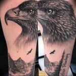 photo Golden Eagle tattoo 12.07.2019 №022 - example of drawing tattoo eagle - tattoovalue.net