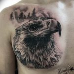 photo Golden Eagle tattoo 12.07.2019 №032 - example of drawing tattoo eagle - tattoovalue.net