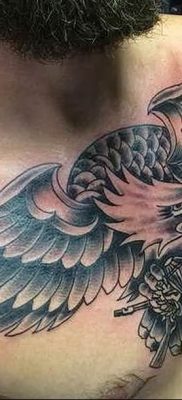 photo Golden Eagle tattoo 12.07.2019 №046 – example of drawing tattoo eagle – tattoovalue.net