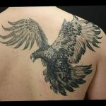 photo Golden Eagle tattoo 12.07.2019 №051 - example of drawing tattoo eagle - tattoovalue.net