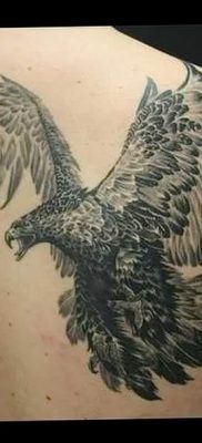 photo Golden Eagle tattoo 12.07.2019 №051 – example of drawing tattoo eagle – tattoovalue.net