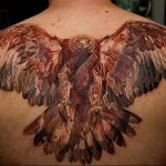 photo Golden Eagle tattoo 12.07.2019 №055 - example of drawing tattoo eagle - tattoovalue.net