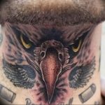 photo Golden Eagle tattoo 12.07.2019 №074 - example of drawing tattoo eagle - tattoovalue.net