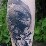 photo Golden Eagle tattoo 12.07.2019 №081 - example of drawing tattoo eagle - tattoovalue.net