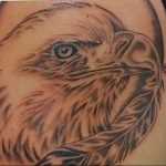 photo Golden Eagle tattoo 12.07.2019 №083 - example of drawing tattoo eagle - tattoovalue.net