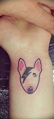 Photo bull terrier tattoo 11.08.2019 №117 – bull terrier tattoo example – tattoovalue.net