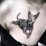 Photo bull terrier tattoo 11.08.2019 №048 - bull terrier tattoo example - tattoovalue.net