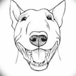 Photo bull terrier tattoo 11.08.2019 №105 - bull terrier tattoo example - tattoovalue.net