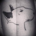 Photo bull terrier tattoo example 11.08.2019 №012 - tattoo bull terrier example - tattoovalue.net