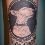 Photo bull terrier tattoo example 11.08.2019 №004 - tattoo bull terrier example - tattoovalue.net