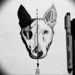 Photo bull terrier tattoo example 11.08.2019 №005 - tattoo bull terrier example - tattoovalue.net