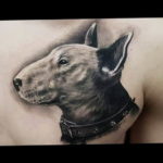 Photo bull terrier tattoo example 11.08.2019 №036 - tattoo bull terrier example - tattoovalue.net