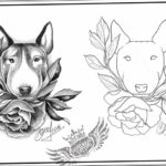Photo tattoo bull terrier sketches 11.08.2019 №001 - tattoo bull terrier example - tattoovalue.net