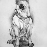 Photo tattoo bull terrier sketches 11.08.2019 №005 - tattoo bull terrier example - tattoovalue.net