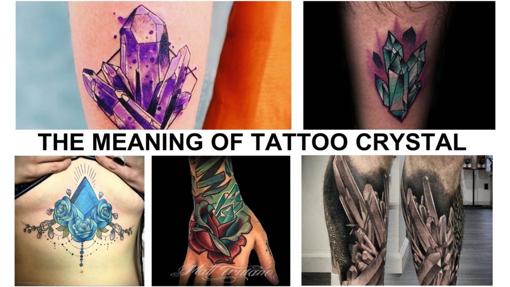THE MEANING OF TATTOO CRYSTAL - collection of photo examples and information about the features of the tattoo pattern