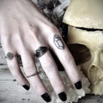 crystal finger tattoo 30.09.2019 №003 -crystal tattoo- tattoovalue.net