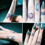 crystal finger tattoo 30.09.2019 №001 -crystal tattoo- tattoovalue.net