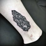 crystal leg tattoo 30.09.2019 №029 -crystal tattoo- tattoovalue.net
