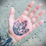 crystal tattoo on the arm 30.09.2019 №036 -crystal tattoo- tattoovalue.net