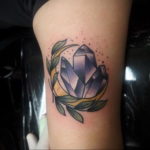 crystal tattoo on the arm 30.09.2019 №040 -crystal tattoo- tattoovalue.net