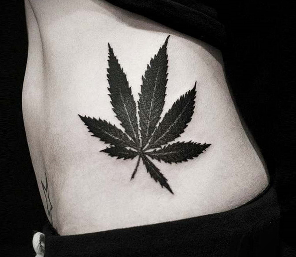 The Meaning Of Tattoo Hemp Marijuana Features And Options For Drawings Photo Examples Sketches