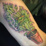 marijuana leaf tattoo 30.09.2019 №023 -hemp (MARIJUANA) tattoo- tattoovalue.net