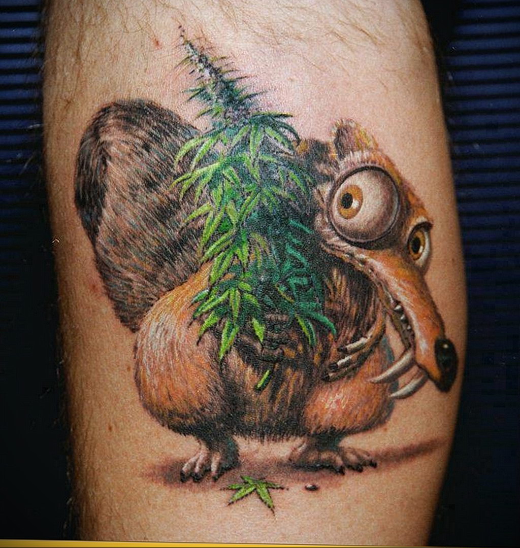 marijuana leaf tattoo 30.09.2019 №027 -hemp (MARIJUANA) tattoo- tattoovalue.net