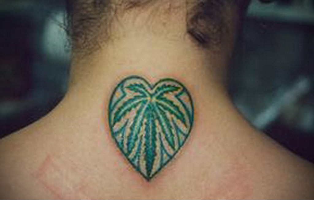 marijuana leaf tattoo 30.09.2019 №036 -hemp (MARIJUANA) tattoo- tattoovalue.net