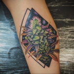 marijuana leaf tattoo 30.09.2019 №037 -hemp (MARIJUANA) tattoo- tattoovalue.net