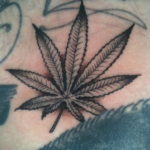 marijuana tattoo 30.09.2019 №002 -hemp (MARIJUANA) tattoo- tattoovalue.net