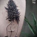 marijuana tattoo 30.09.2019 №018 -hemp (MARIJUANA) tattoo- tattoovalue.net